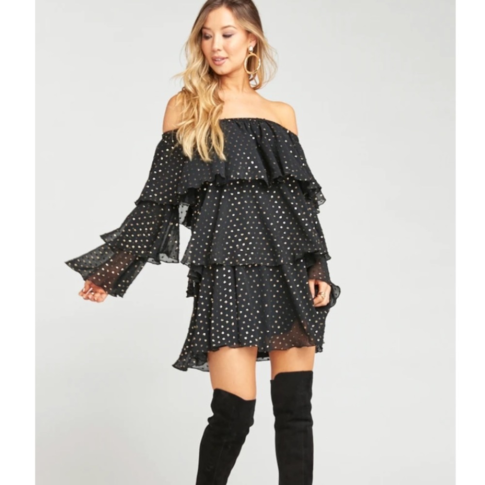Show Me Your Mumu Tiered Holiday Dress